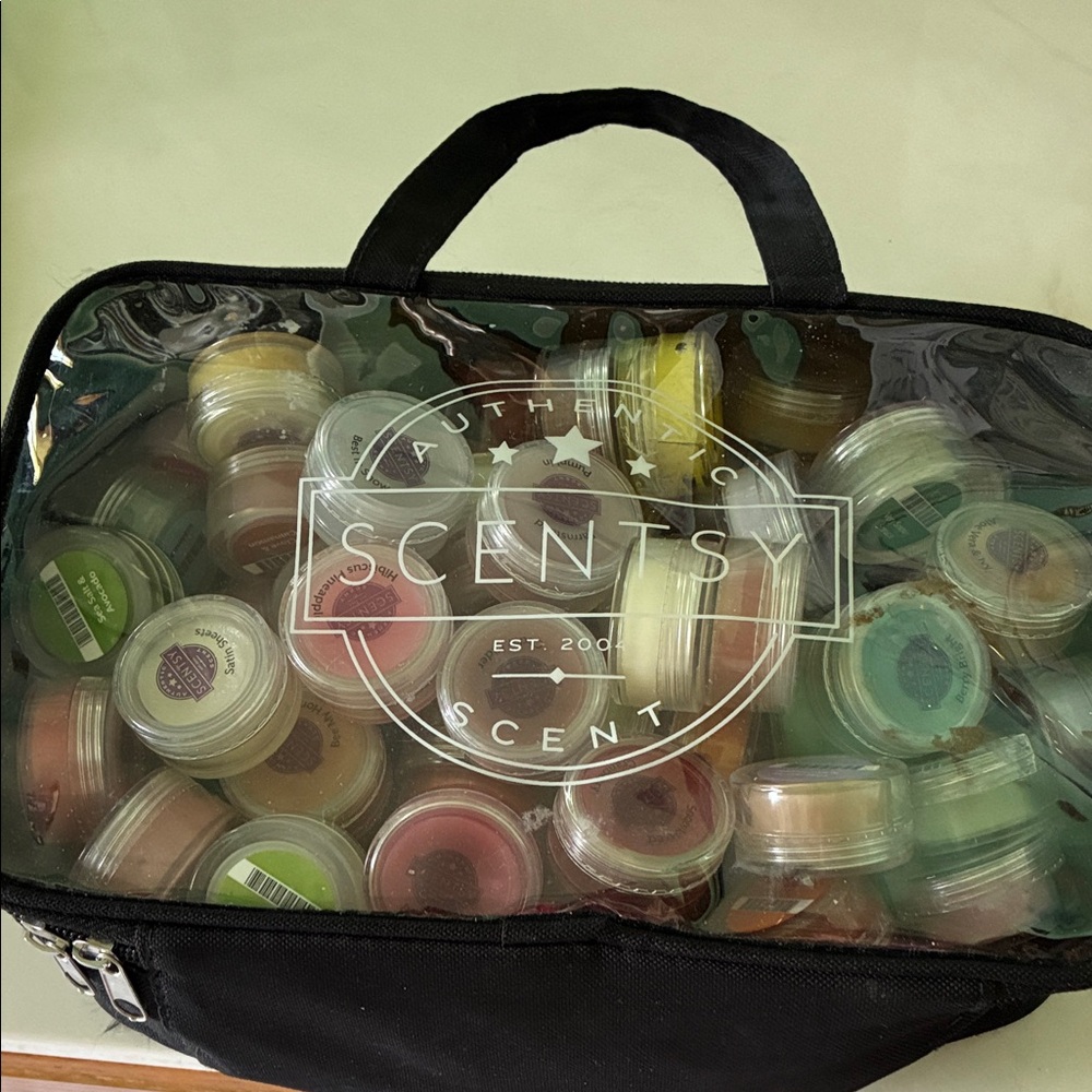 Scentsy Multi-Color Wax Melt Clamshell Storage Bag